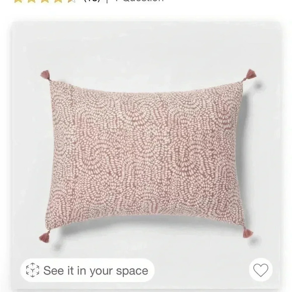 NWT Standard Boho Reversible Matelasse
Swirl Quilt Sham Purple - Threshold - Picture 5 of 6